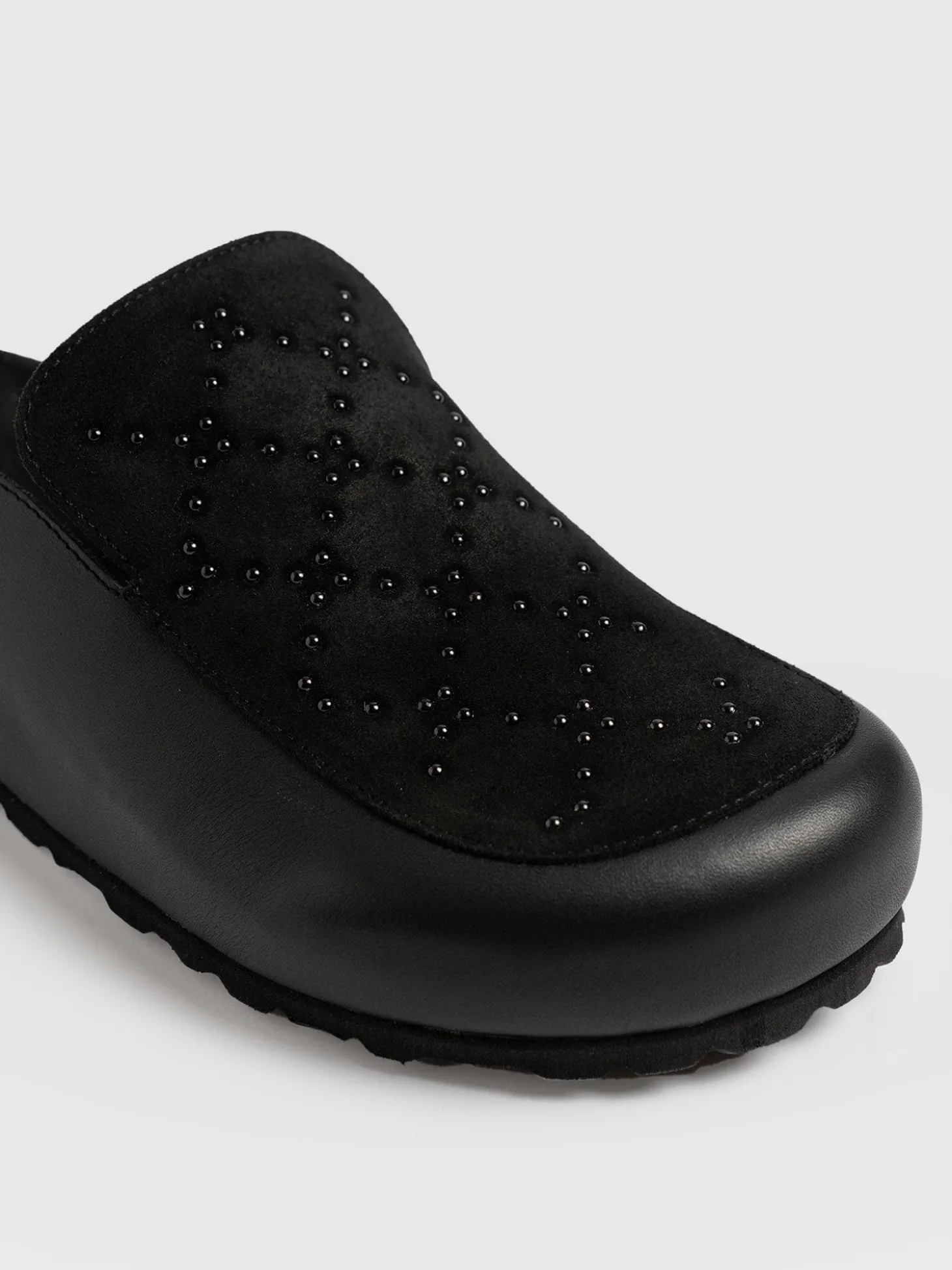 Lottie Studded Clogs - Black