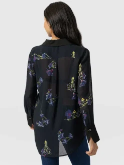 Madison Shirt - Blue Lily Gardens