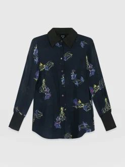 Madison Shirt - Blue Lily Gardens