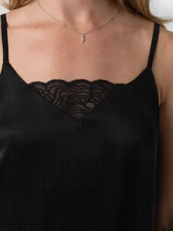 Mia Lace Cami - Black