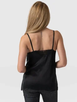 Mia Lace Cami - Black