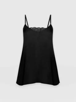 Mia Lace Cami - Black
