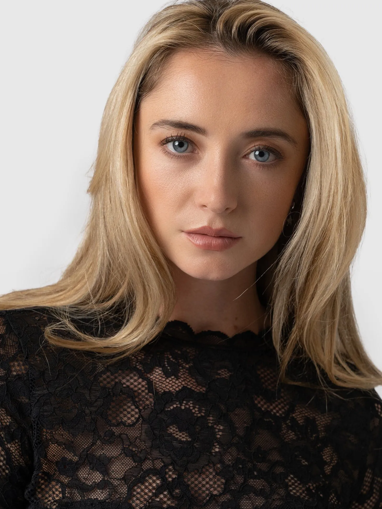 Miranda Lace Tee - Black