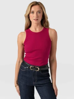 Nova Racer Vest - Fuchsia Pink