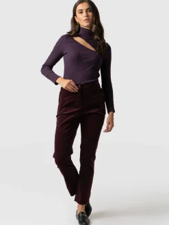 Palmer Pant Corduroy - Plum