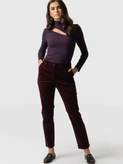 Palmer Pant Corduroy - Plum