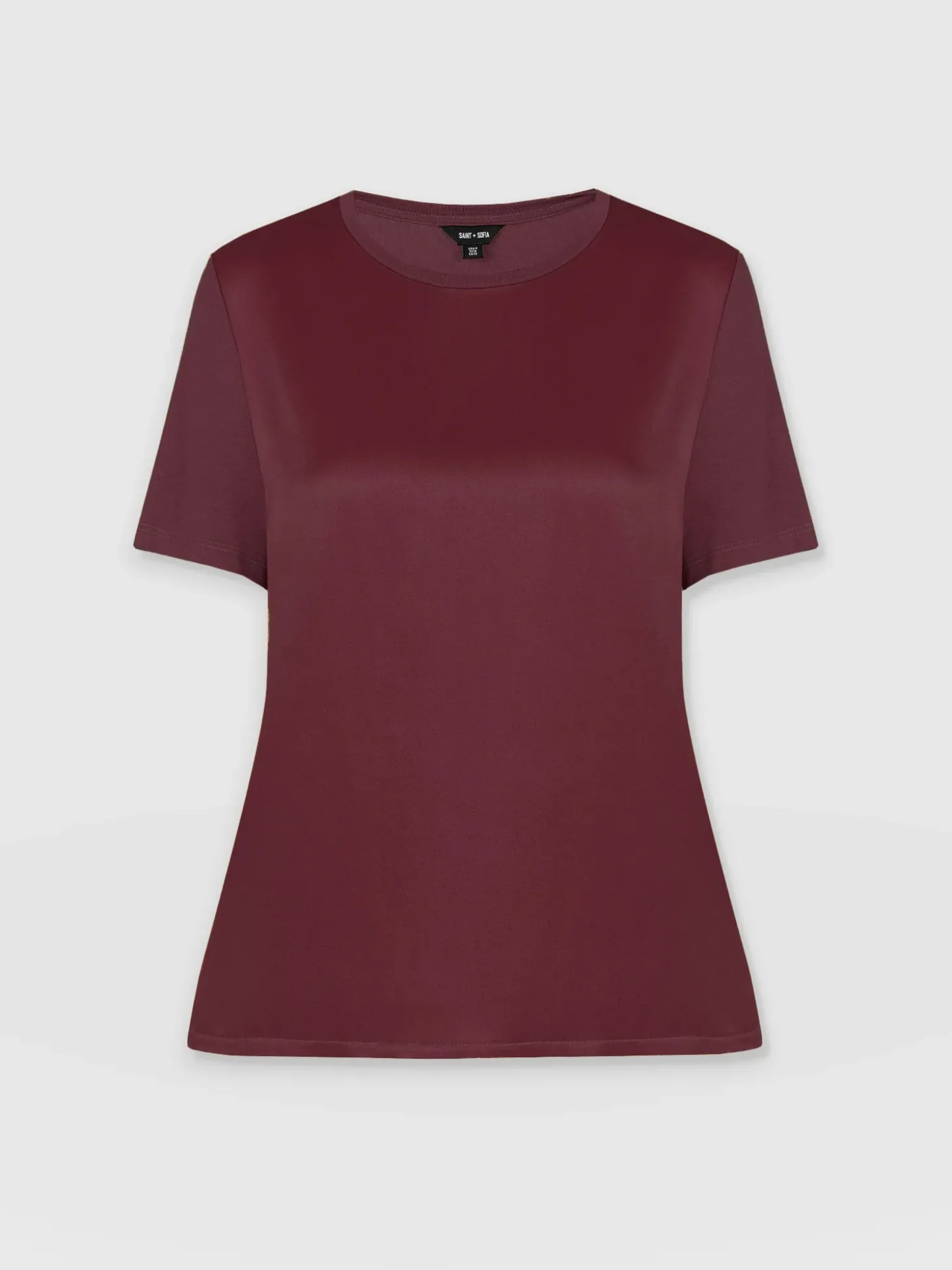 Rayner Contrast Tee - Maroon