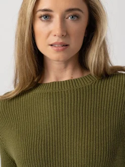 Remy Crop Sweater - Khaki