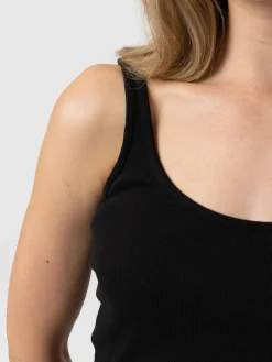 Rib Cami - Black