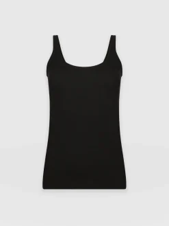 Rib Cami - Black
