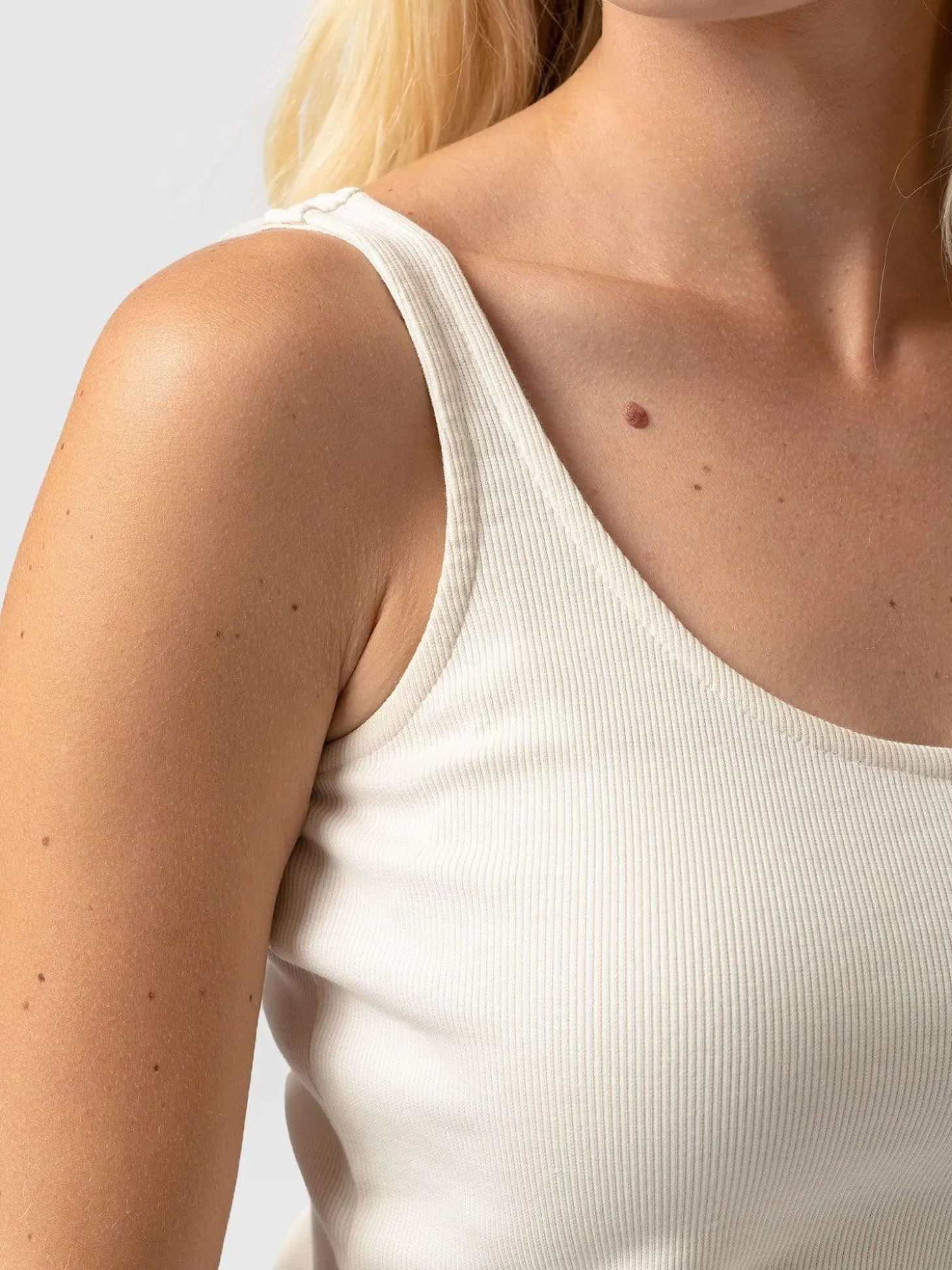 Rib Cami - Cream