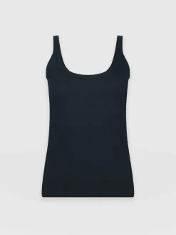 Rib Cami - Navy