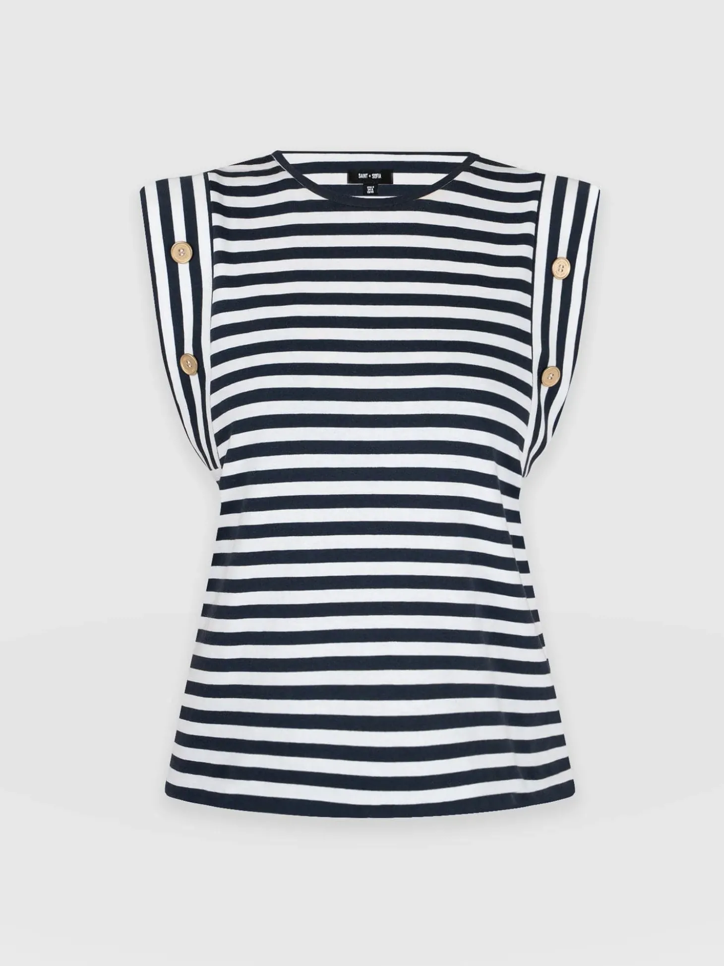 Rowan Tee - Navy Stripe