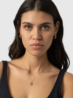 Scatter Star Charm Necklace - Gold/Black