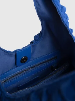 Soho Shoulder Tote Bag - Blue