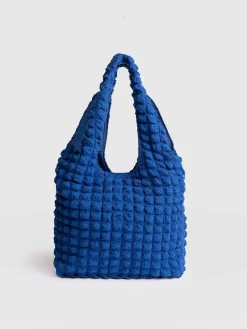 Soho Shoulder Tote Bag - Blue