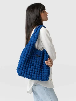 Soho Shoulder Tote Bag - Blue