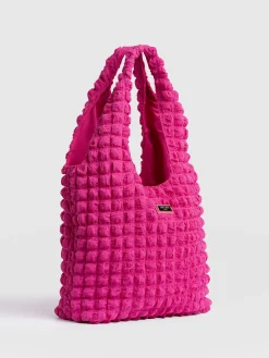 Soho Shoulder Tote Bag - Fuchsia Pink