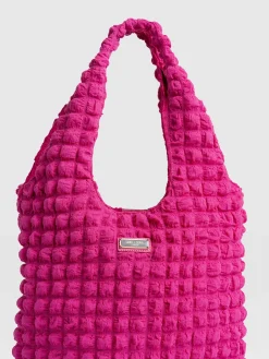 Soho Shoulder Tote Bag - Fuchsia Pink