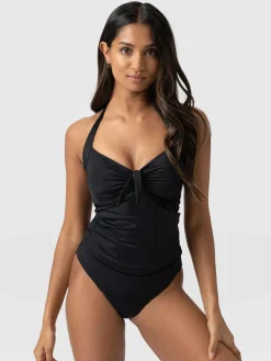 Sol Tankini Top - Black