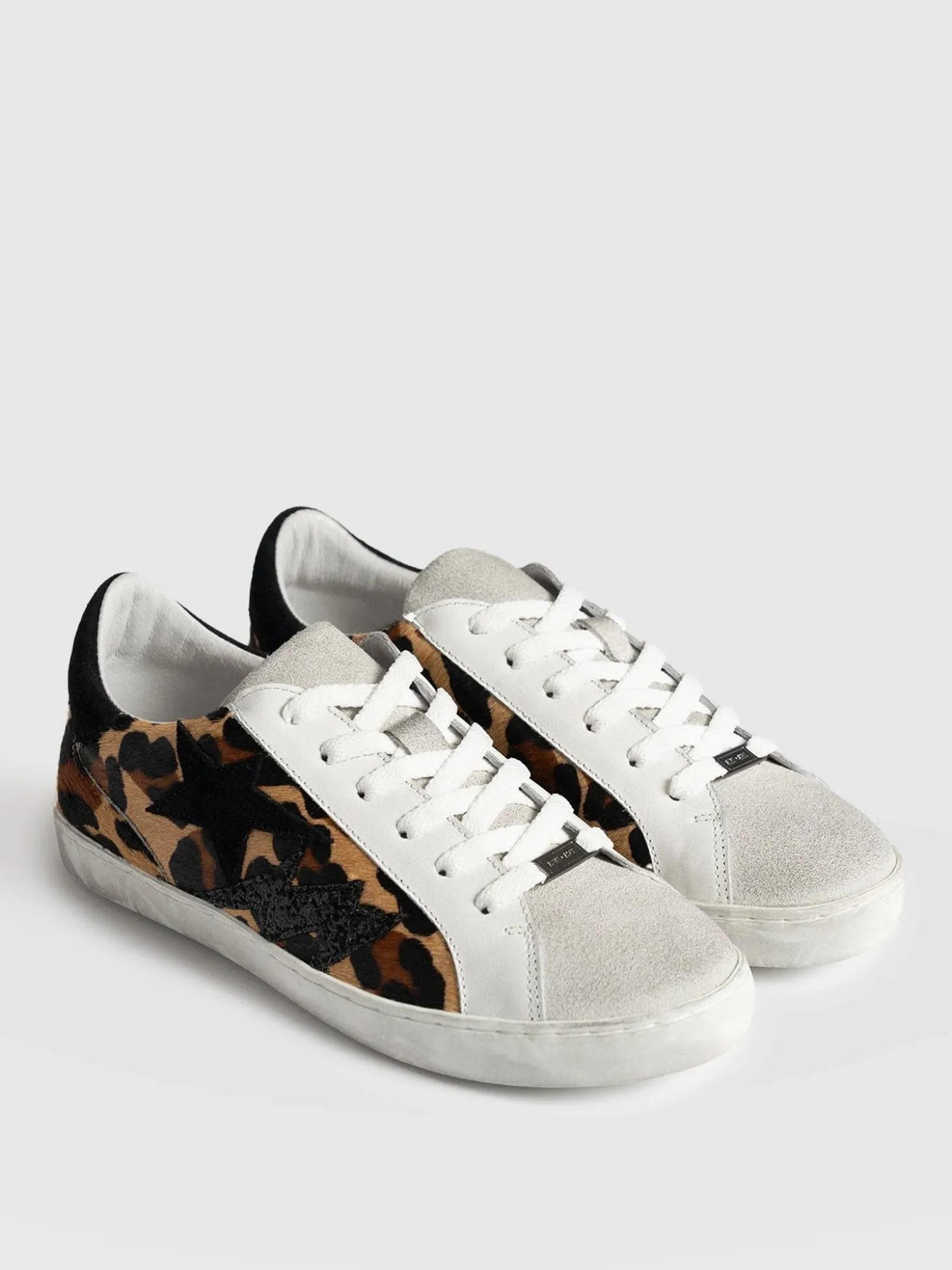 Spitalfields Sneaker - Leopard/ Star