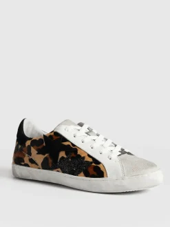 Spitalfields Sneaker - Leopard/ Star
