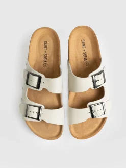 Sutton Slide - Cream Studded