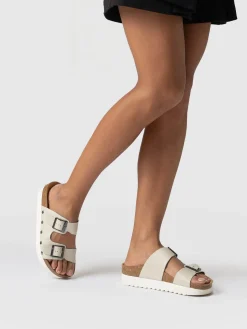 Sutton Slide - Cream Studded