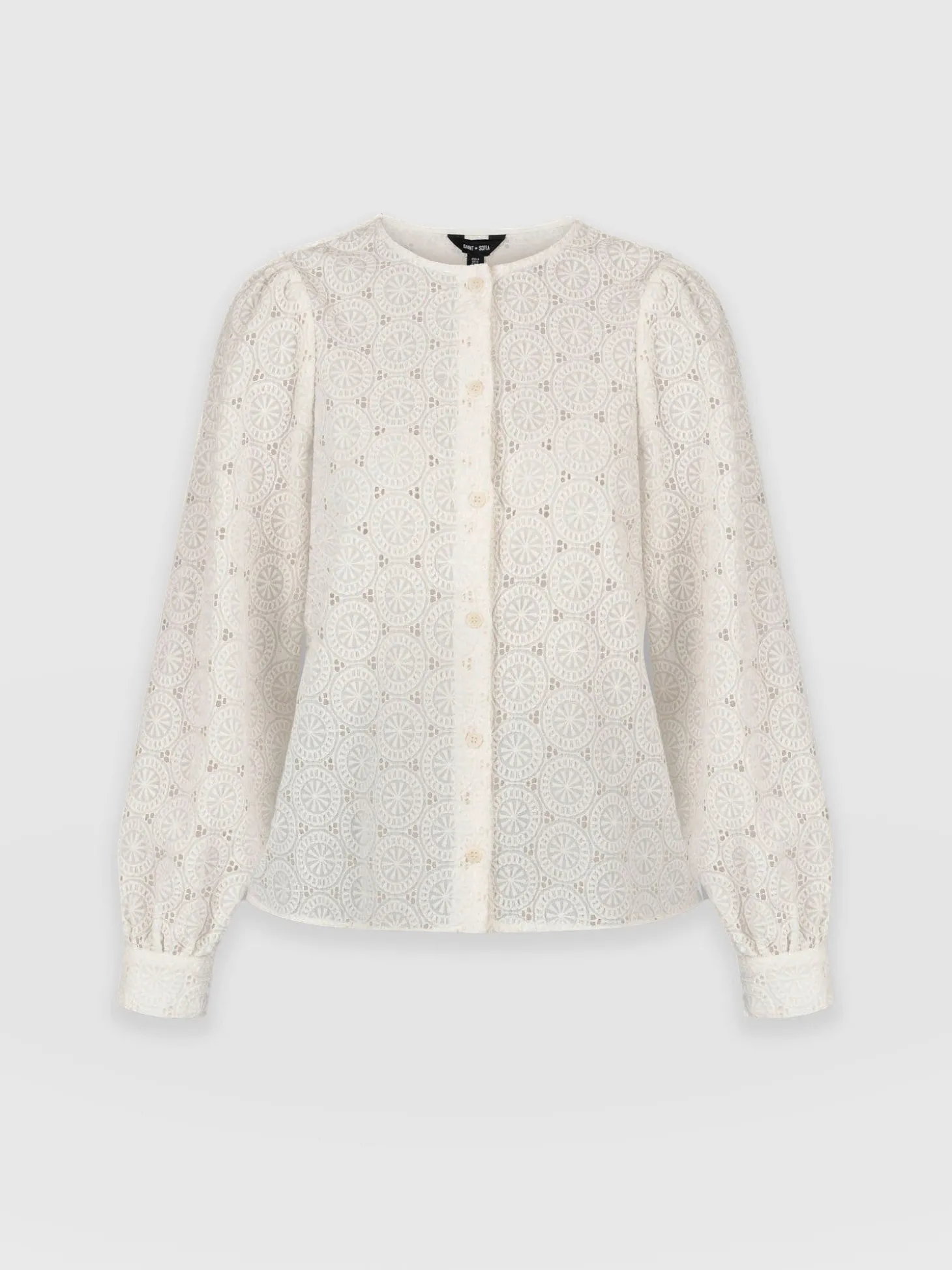 Tabitha Blouse - Cream Broderie