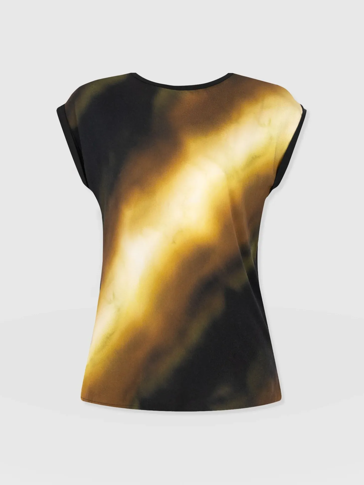 Turn Up Contrast Tee - Yellow Gradient