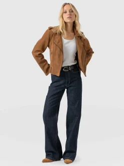 Wide Leg Jeans - Indigo Blue