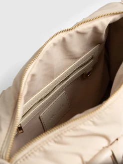 Woven Duffle Bag - Cream