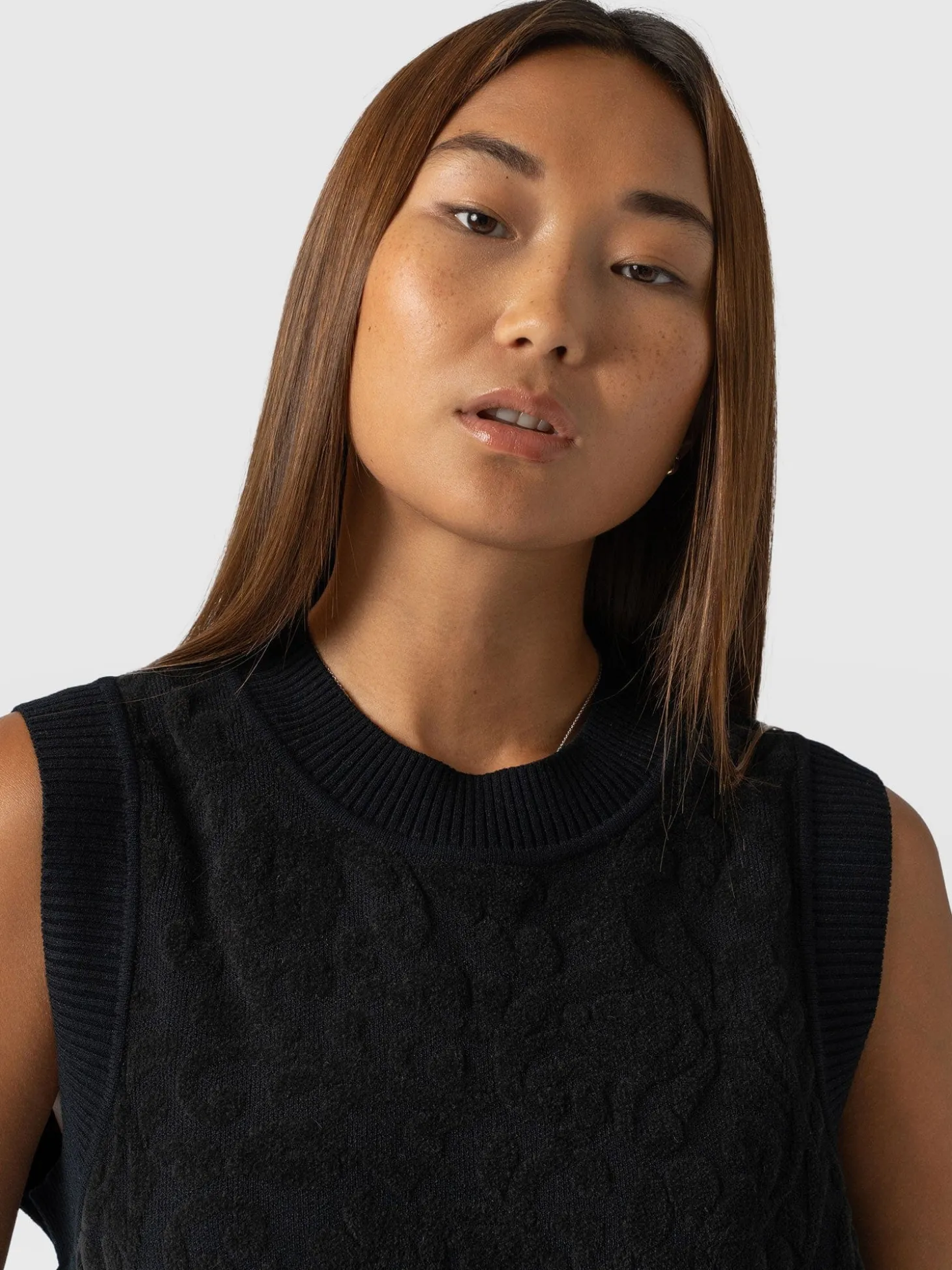 Wren Sleeveless Knit - Black