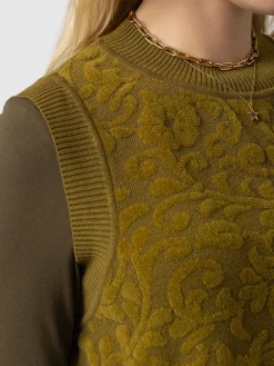 Wren Sleeveless Knit - Olive